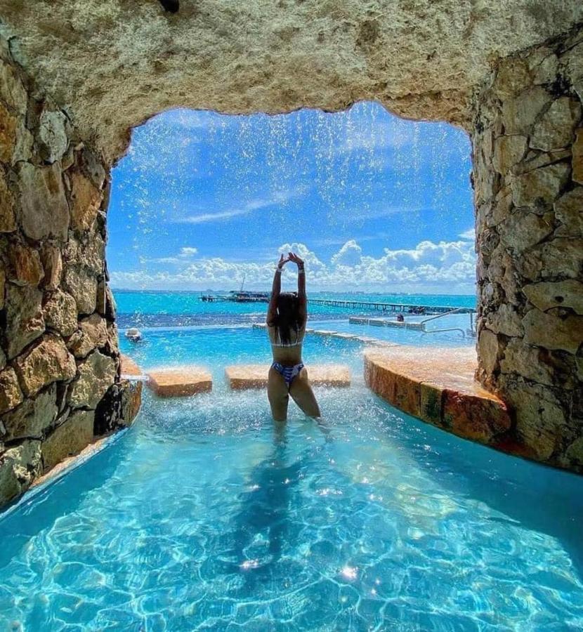 Apartamento En Fraccionamiento Privado 6 Personas Con Piscina Cerca De La Playa Playa del Carmen Ngoại thất bức ảnh